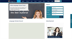 Desktop Screenshot of language-school.in